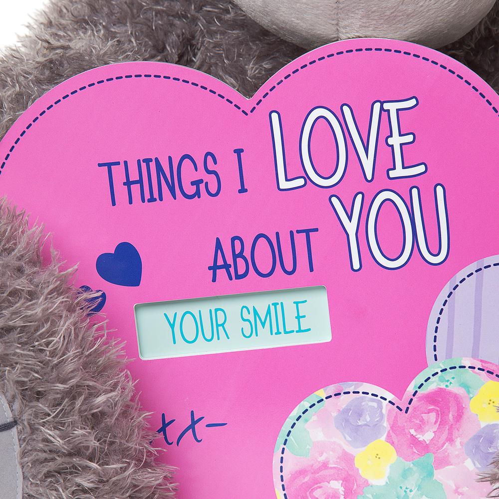 28" Things I Love About You Spinner Me to You Bear Extra Image 2